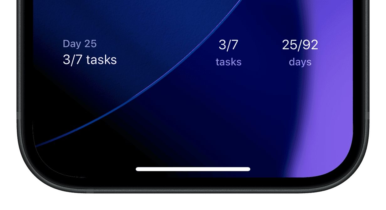 Lockscreen widget